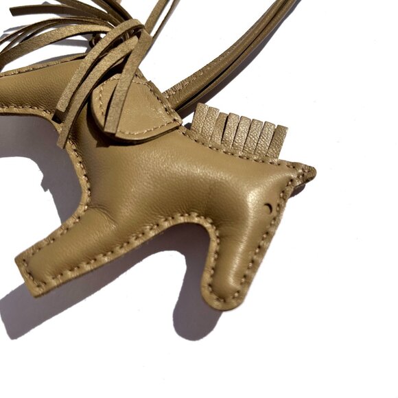 Hermes Rodeo Marfa Monochrome Milo Lambskin PM Bag Charm - Picture 6 of 8